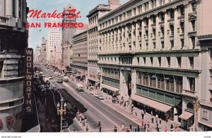 SAN FRANCISCO, California, 1950-1960s;  Market Street