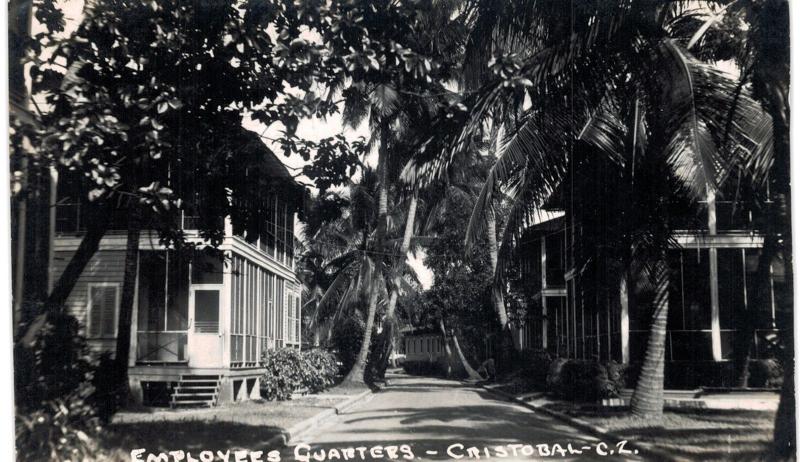 Panama Republic RPPC Cristobal Employee Quarters  1910 Unused AZO  