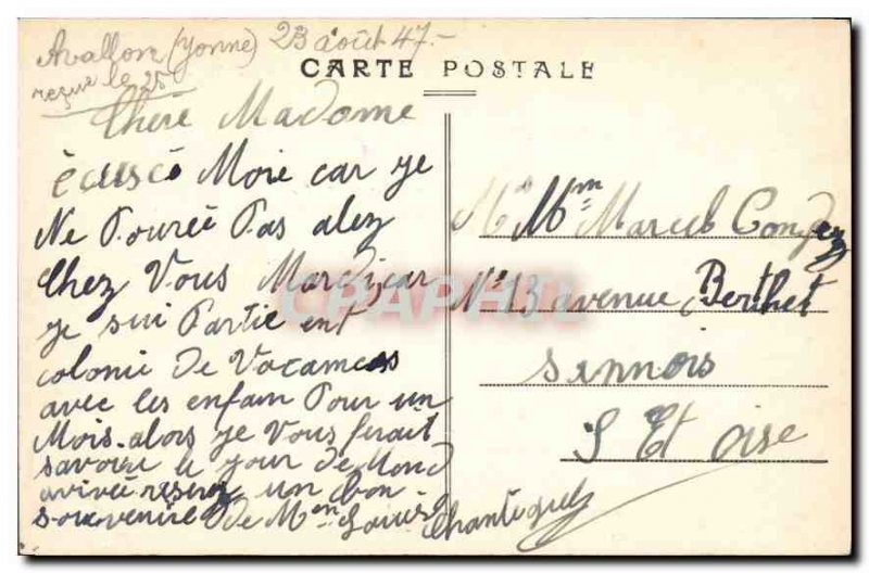 Old Postcard Lake Crescent and the Chateau de Railly