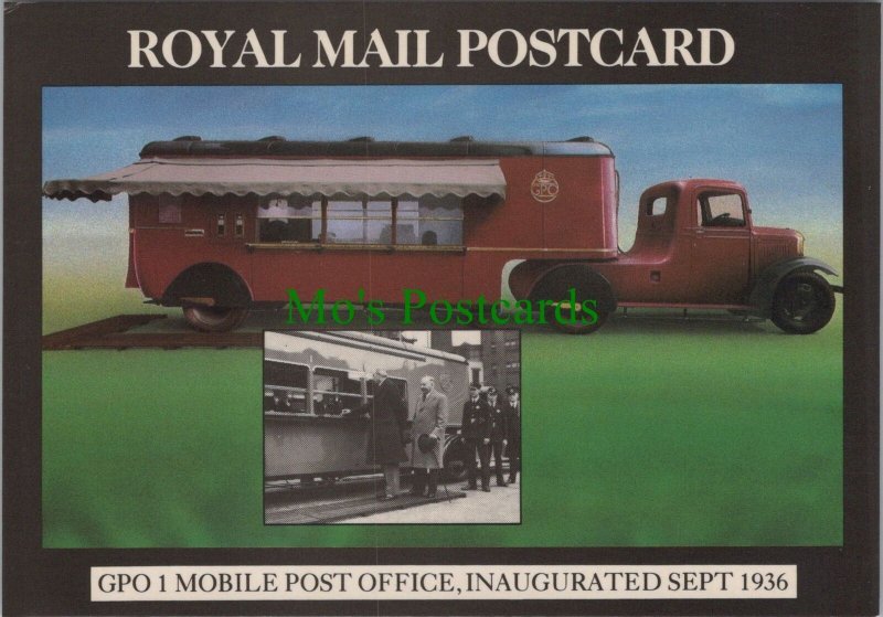 Royal Mail Postcard - GPO 1 Mobile Post Office, Inaugurated in 1936 -Ref.RR15243