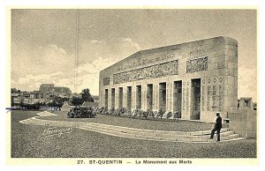 France  St.Quentin , Le Monument aux Morts