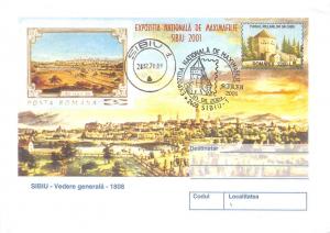 B3388 Entier Postaux Postal Cover Romania National Maximaphilie  front/back scan