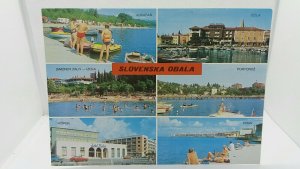 Vintage Postcard Slovenska Obala Slovenia Riviera 1970s