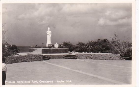 Aruba Oranjestad Princess Wilhelmina Park Real Photo