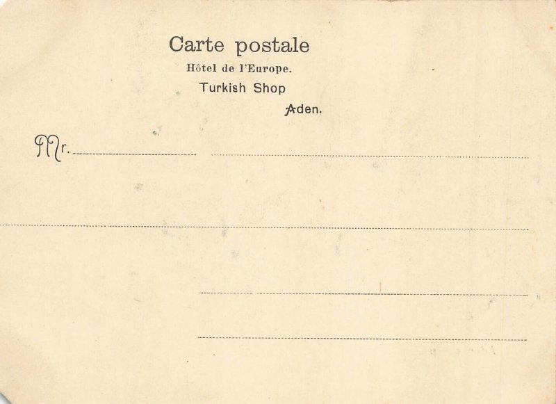 Aden Yemen~Aden Camp~1900s POSTCARD