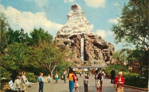Anaheim California Amusement Disneyland Matterhorn Mountain Postcard 21-904