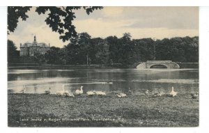 RI - Providence.  Roger Williams Park, Lake Scene ca 1905