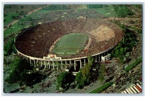 Pasadena California CA Postcard Rose Bowl Scene Annual Football Classic c1960's