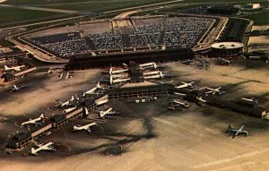 IL - Chicago. O'Hare Field, Aerial View