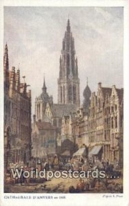 Cathedral D'Anvers Belgium Unused 