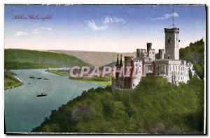 Old Postcard Schloss Stolzenfels