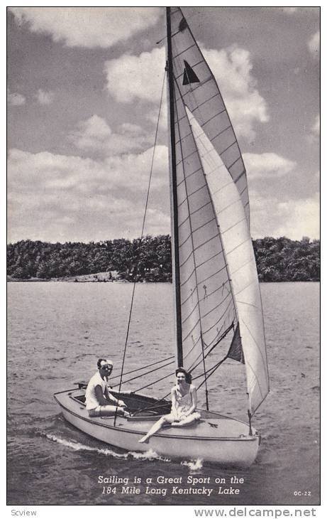 Sailing is a Great Sport on the 184 Mile Long Kentucky Lake, Kentucky,   00-10s