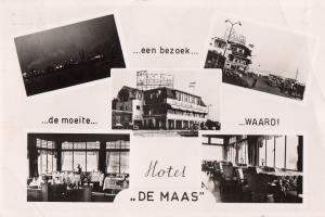 Hotel De Maas Holland Vlaardingen Real Photo Old Postcard