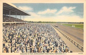 Pawtucket, RI, USA Narragansett Race Track Horse Racing Unused 