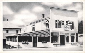 Rangeley Maine ME Restaurant Diner Grant's Restaurant c1950s Postcard