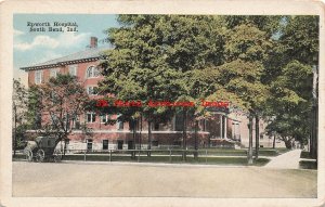 IN, South Bend, Indiana, Epworth Hospital, Exterior View, EC Kropp No 17761