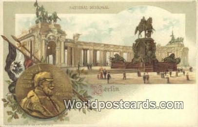 National Denkmal Berlin Germany Unused 