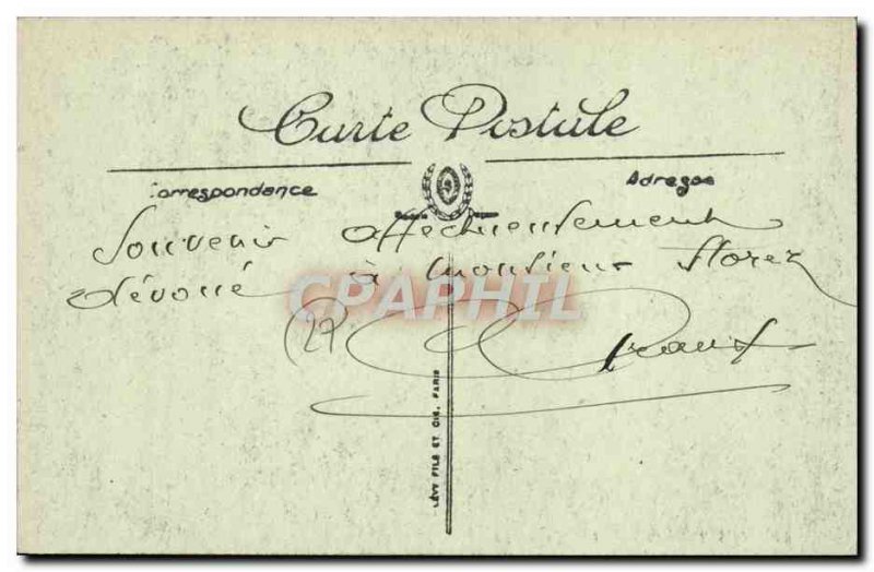 Old Postcard Les Andelys L & # 39Eglise