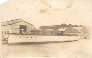 J25/ Toledo Ohio RPPC Postcard c1910 Ship Boat The Rachel Yacht Dock 68