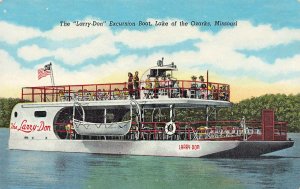 Lake of the Ozarks Missouri The Larry-Don Excursion Boat Postcard