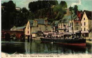 CPA DINAN - La Rance - Départ du Bateau de St-MALO (357096)