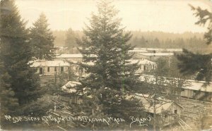1917 Washington Tacoma Camp Lewis RPPC Photo Postcard roadside 22+-11480