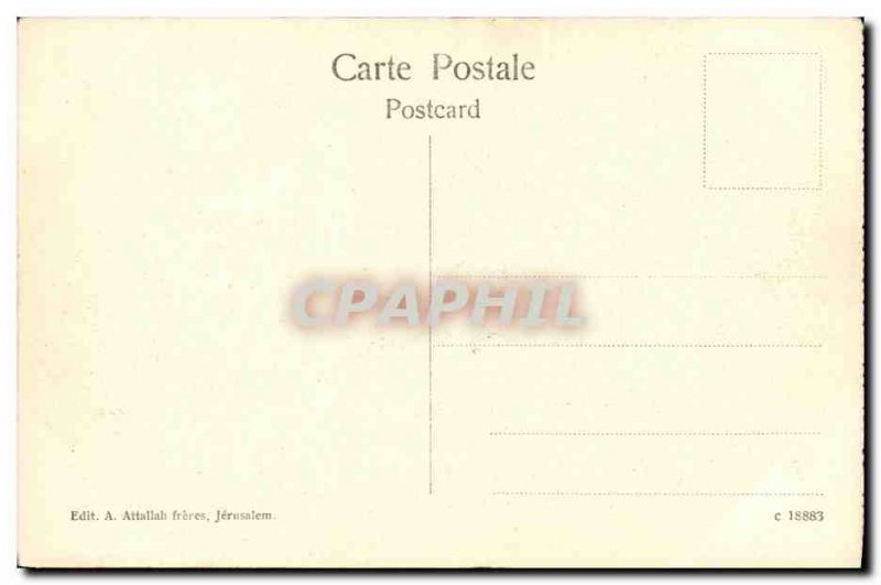 Postcard Old Jerusalem Al-Aqsa Mosque Outdoor