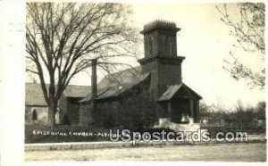 Episcopal Church, Real Photo - Plymouth, Wisconsin