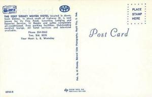 SD, Sidney, South Dakota, Fort Sidney Motor Hotel, Multi View, Dexter Press