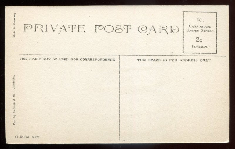 h2366 - CALEDONIA Ontario Postcard 1910s Methodist Church