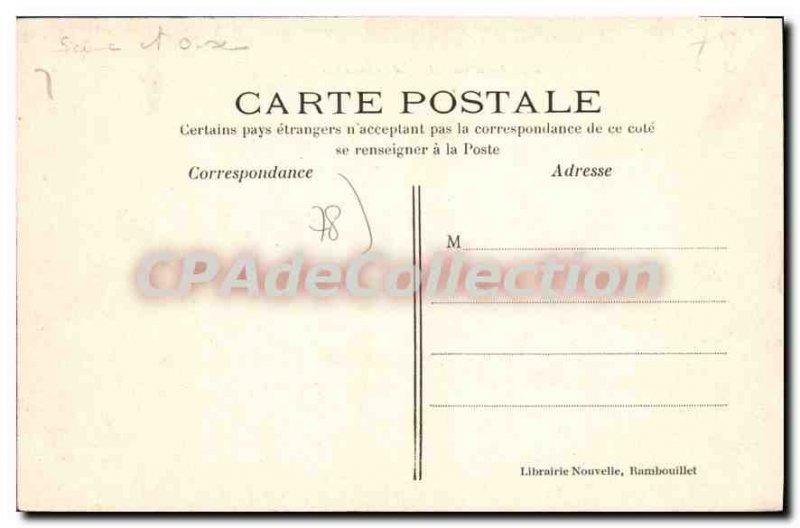 Postcard Rambouillet Old Panorama