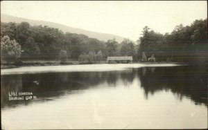 Doubling Gap PA Lake Henrietta c1920 Real Photo Postcard