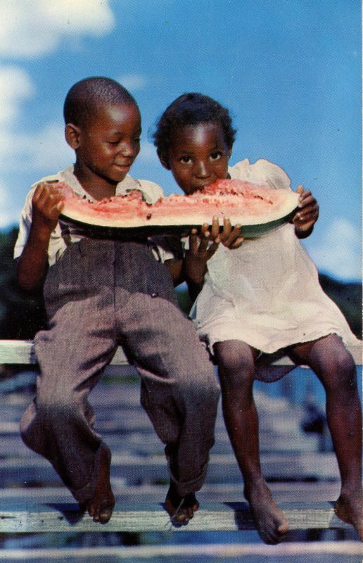 Watermelon Time - Black Children