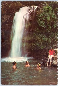 M-110942 River Bathing at the Annandale Falls Grenade W I