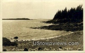 Real Photo, Camden Mountain in Deer Isle, Maine