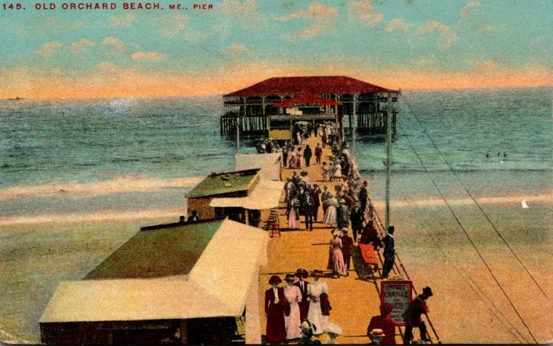 Maine Old Orchard Beach The Pier