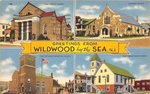 Greetings from Wildwood by the Sea, N. J., USA in Wildwood-by-the Sea, New Je...