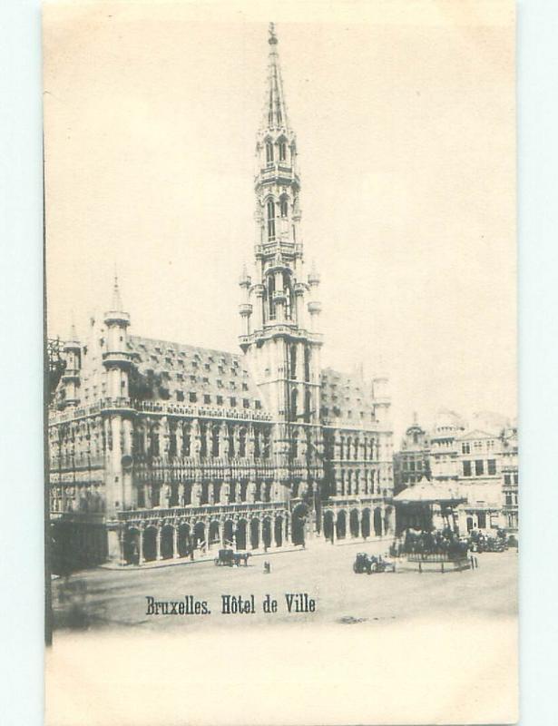 Pre-1907 NICE VIEW Brussels - Bruxelles Belgium i5201