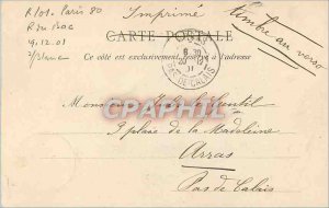 Old Postcard Cascade Paris Saint Cloud (card 1900)