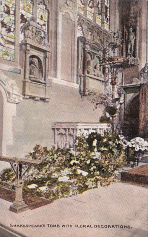 England Stratford Tomb With Floral Decorations