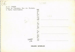 CPM Paris 20e - Cours de Vincennes (82958)