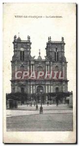 Old Postcard Vitry Le Francois The Cathedrate