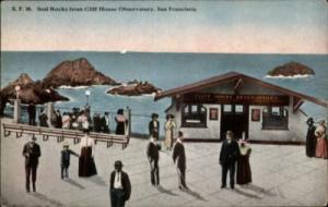 SAN FRANCISCO Cliff House Observatory c1910 Postcard