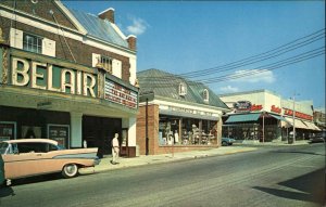 Bel Air Maryland MD Street Scene Drugstore Cars Postcard