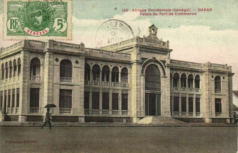 CPA AK Sénégal Afrique Dakar - Palais du Commerce (68032)