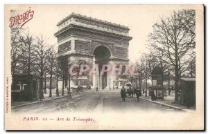 Paris Old Postcard Triumph Arc The company Maggi