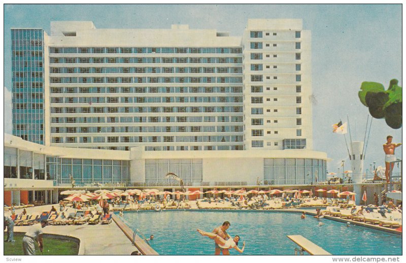 Swimming Pool, Deauville Hotel, MIAMI BEACH, Florida, 40-60´