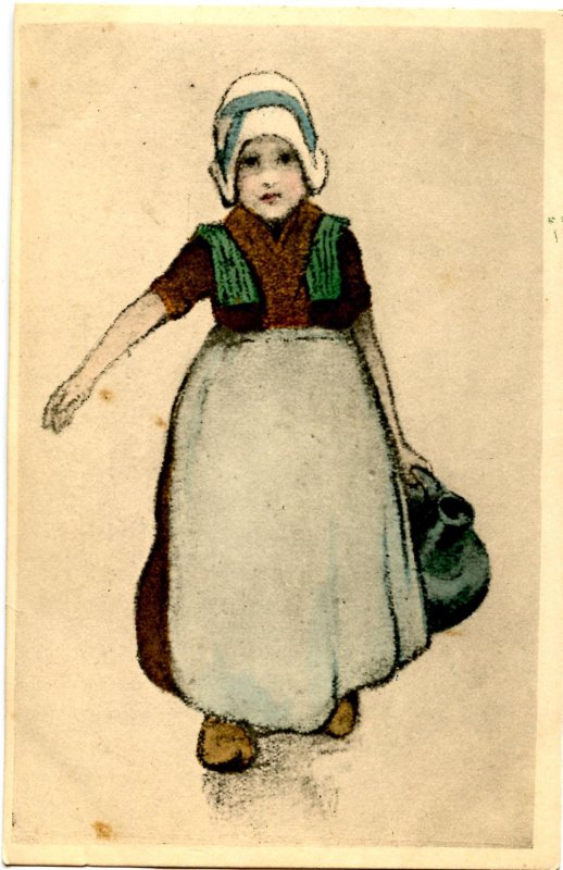 Dutch Girl - Carrying Jug