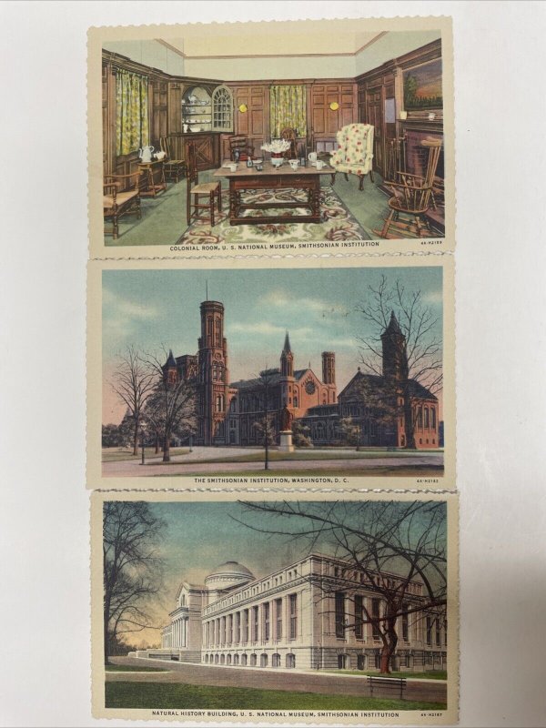Smithsonian Institution Washington, D.C. Postcard Booklet - 10 Photos