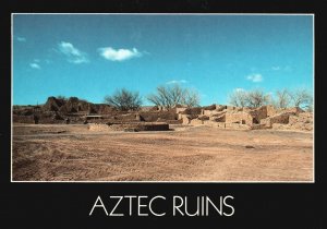 Postcard Aztec Ruins National Monument Best Preserved Prehistoric Way New Mexico